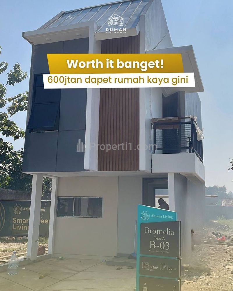 Jual Rumah di Ciomas Bogor, Rumah Baru 2 Lantai di Bawah 600 Juta, Open 5 Unit Tercepat