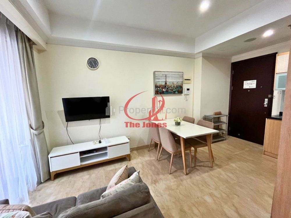 For Rent Apartemen Menteng Park Tipe 2 Bedroom Fully Furnished, Dekat Taman Ismail Marzuki, RSCM, Bunda Hospital, dan Kampus UI Salemba