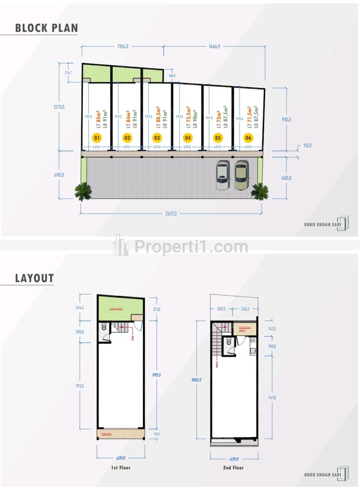 Dijual Ruko 6 Unit Indent di Endah Sari Arcamanik Bandung