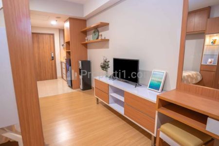 Disewakan Apartemen Fully Furnish Stuido Ukuran 45m2 Siap Huni di Tangerang Banten