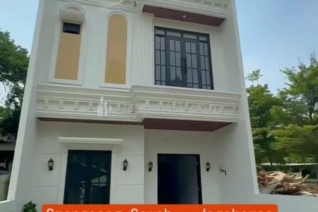 Jual Rumah 2 Lantai Cluster di Srengseng Sawah, Jagakarsa, Jakarta Selatan Bonus Rooftop