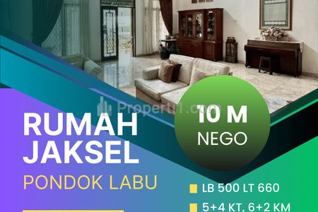 Jual Rumah di Jaksel Pondok Labu, 2 Lantai, Dekat ke Exit Tol Andara