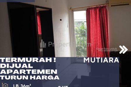 Jual Apartemen Mutiara Bekasi 2BR Semi Furnished Harga Murah di Bawah Pasaran