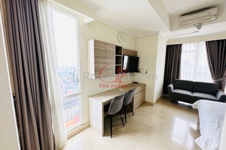 Sewa Apartemen Menteng Park Tipe 1 Bedroom Fully Furnished, Dekat TIM, RSCM, Bunda Hospital, dan Kampus UI Salemba