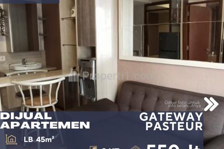 Dijual Apartemen Gateway Pasteur 2BR Full Furnish di Daerah Cicendo Bandung