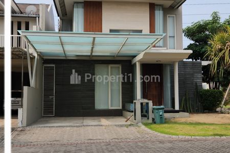 Jual Rumah Prambanan Residence Surabaya Barat FULL FURNISHED Lantai MARMER Mewah Dekat Citraland, Pakuwon Mall, PTC, Wisata Bukit Mas, Royal Residen