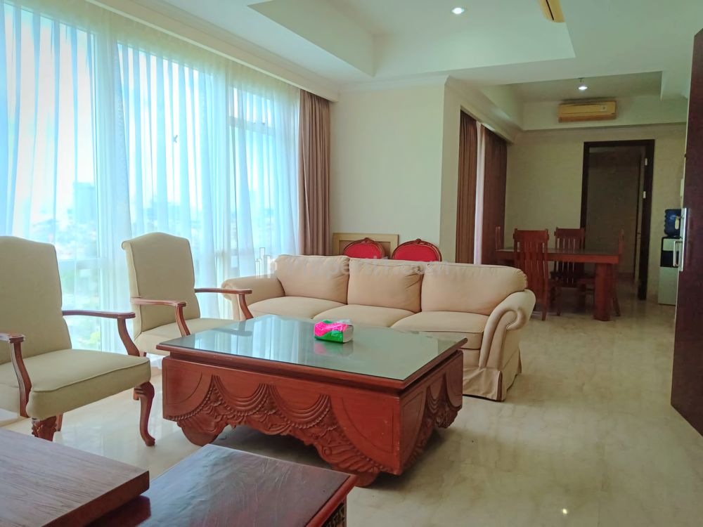 Dijual Apartemen Menteng Park 3 BR Full Furnished, Unit Combine Low Floor Size 132
