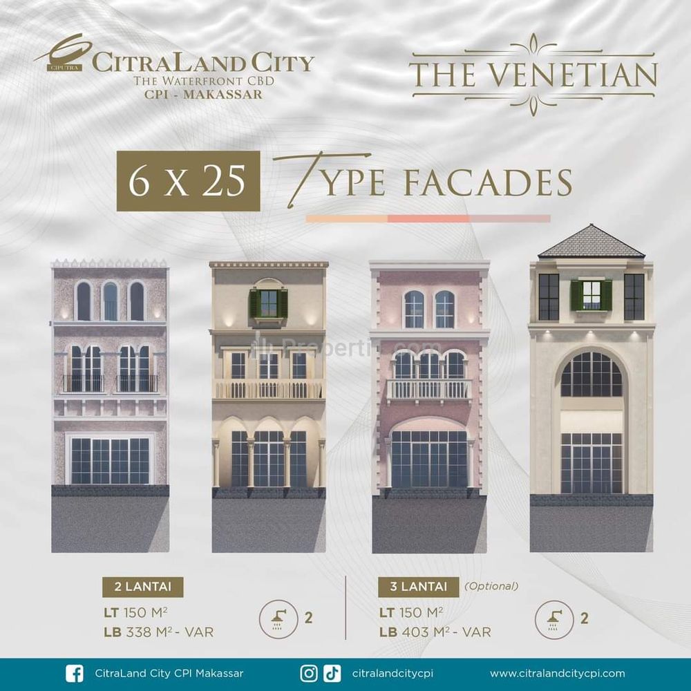 Jual Kantor The Venetian Citraland City Losari Makassar 
