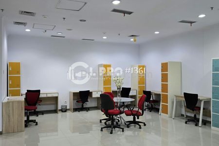 Disewakan Office APL Tower Size 143m2 di Jalan S. Parman Jakarta Barat