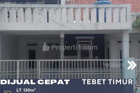 Jual Rumah Tingkat Siap Huni Akses Muat Mobil di Tebet Timur Jakarta Selatan