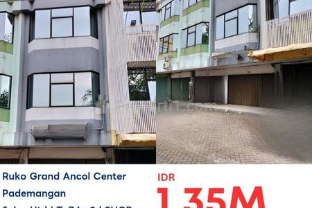 Dijual Ruko MURAH di Grand Ancol Center, Jakarta Utara