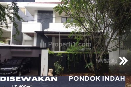 Sewa Rumah Cantik di Lingkungan Tenang dan Hijau, Pondok Indah Jakarta Selatan