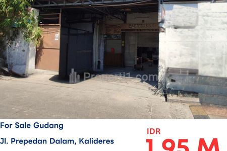 Dijual Murah Gudang di Kalideres Jakarta Barat, Cash Only