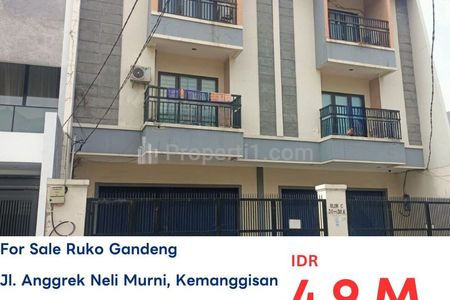 Dijual Ruko Gandeng di Kemanggisan Jakarta Barat