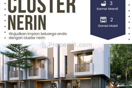 Dijual Rumah di Cluster Nerin Type Maira, Tangerang