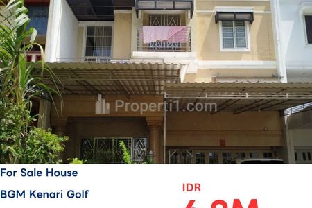 Jual Rumah MURAH di Bukit Golf Mediterania Cluster Kenari Golf Pantai Indah Kapuk Jakarta Utara