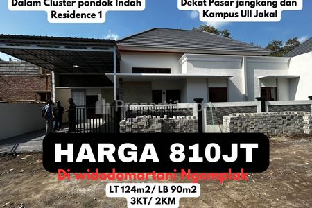 Jual Rumah Siap Huni Timur Kampus UII Yogyakarta, Widodomartani, Ngemplak, Sleman