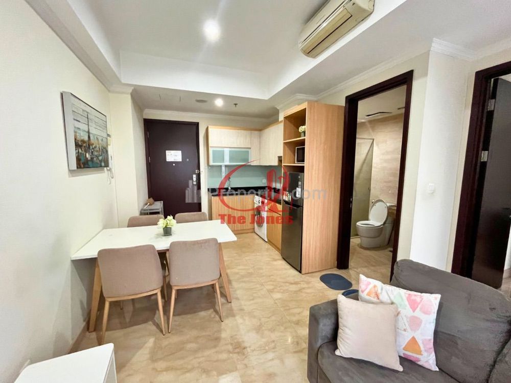 For Rent Apartemen Menteng Park Tipe 2 Bedroom Fully Furnished, Dekat Taman Ismail Marzuki, RSCM, Bunda Hospital, dan Kampus UI Salemba