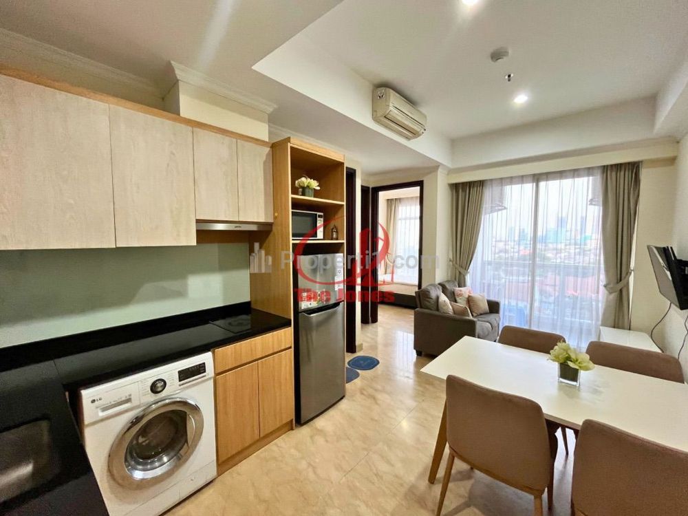 For Rent Apartemen Menteng Park Tipe 2 Bedroom Fully Furnished, Dekat Taman Ismail Marzuki, RSCM, Bunda Hospital, dan Kampus UI Salemba