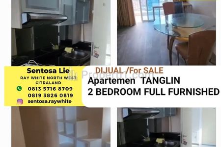 Termurah! Jual Apartemen Tanglin 2 Kamar Tidur Full Furnished Pakuwon Mall Surabaya Barat