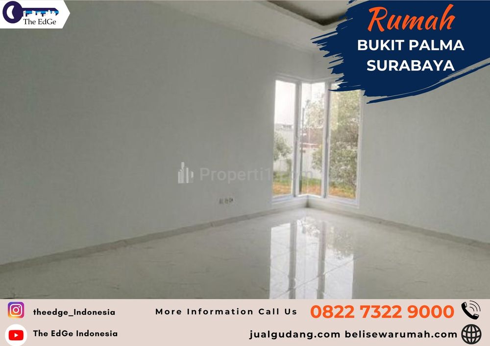 Jual Rumah Baru Gress 2 Lantai di Bukit Palma Surabaya