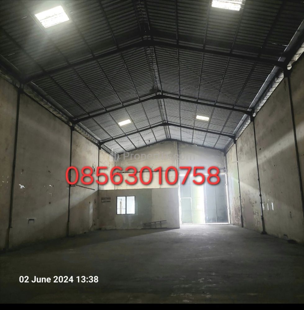 Dijual Gudang 360m² Ada Kantor PDAM SHM Lantai Cor Beton di Greges Jaya Surabaya