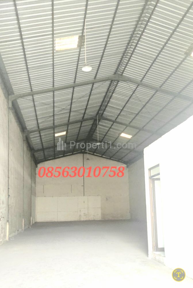 Dijual Gudang 360m² Ada Kantor PDAM SHM Lantai Cor Beton di Greges Jaya Surabaya