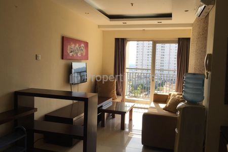 Sewa Apartemen Cosmo Mansion (Jakarta Residence) Thamrin City Jakarta Pusat - 2 BR Fully Furnished, Dekat Pasar Tanah Abang dan Grand Indonesia