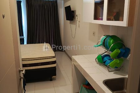 Disewakan Apartemen Studio Tokyo Riverside PIK2 Furnished Bagus Kondisi Baru Terawat