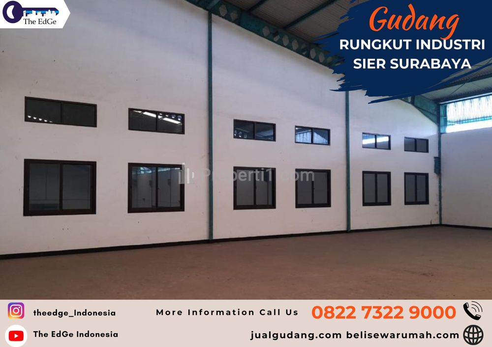 Disewakan Gudang Rungkut Industri Sier Surabaya dengan Tinggi 9 Meter - The EdGe