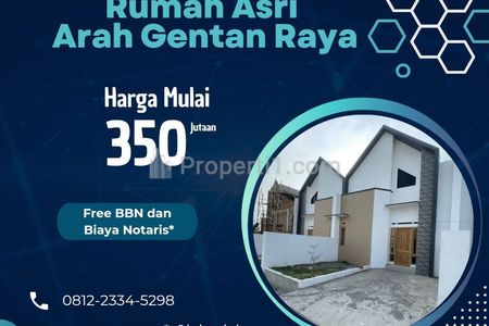 Jual Rumah Mewah Selatan RS Dr. Oen Solobaru di Baki Sukoharjo