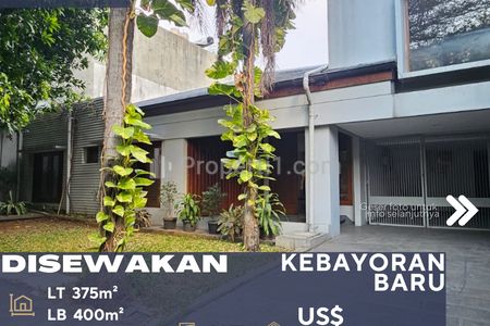 Disewakan Rumah Minimalis Siap Huni Quiet Area Senopati di Daerah Kebayoran Baru, Jakarta Selatan