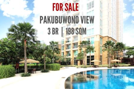 Jual Paling Murah Apartemen Pakubuwono View, 3BR, 198sqm, DI BAWAH HARGA PASAR /ALSO AVAIL OTHER UNITS AND SIZE, Direct Owner – YANI LIM 08174969303