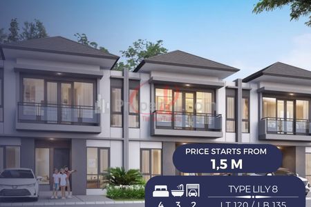 Dijual Rumah di Cluster Lily, Tangerang