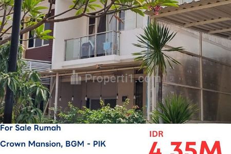 Dijual Rumah MURAH Crown Mansion PIK Jakarta Utara