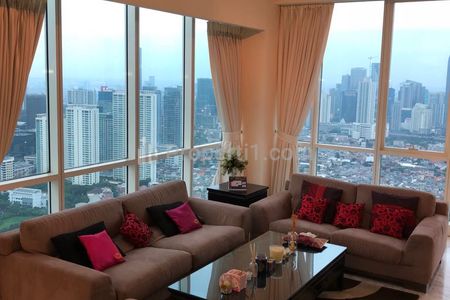 For Rent Apartment Penthouse The Peak Sudirman 4+1 BR Furnish