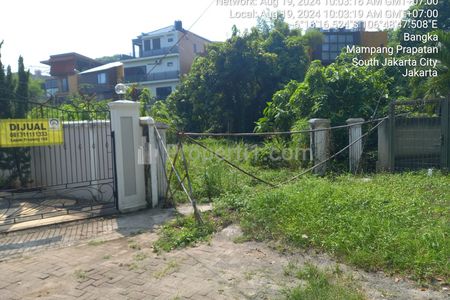 Jual Tanah Strategis di Jalan Bangka Kemang Mampang Prapatan Jakarta Selatan