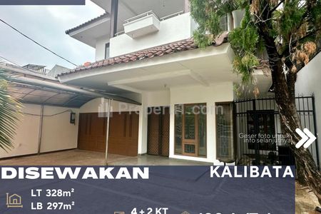 Disewakan Rumah Lokasi Strategis Bisa Tempat Tinggal atau Kantor di Kalibata Jakarta Selatan