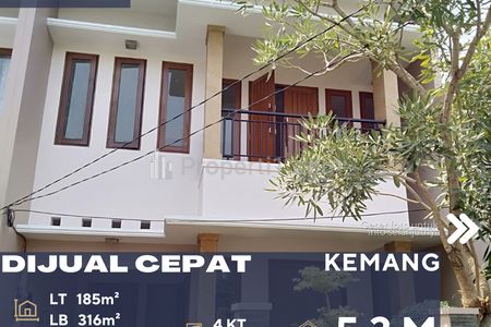 Dijual Rumah Bagus 2 Lantai Siap Huni SHM di Kemang Timur Jakarta Selatan