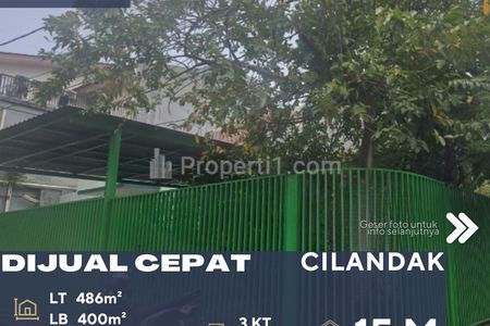 Jual 2 Rumah Gandeng SHM di Cilandak Jakarta Selatan