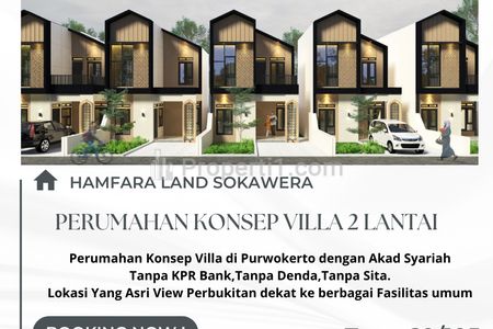 Dijual Perumahan Konsep Villa 2 Lantai di Banyumas