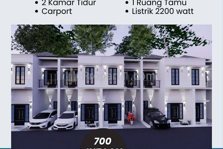 Jual Rumah Cluster Modern Klasik di Kalisari, Pasar Rebo, Jakarta Timur