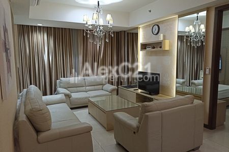 Disewakan Apartemen Kemang Village Residence, Bangka, Mampang Prapatan, Jakarta Selatan - 2 BR Full Furnished