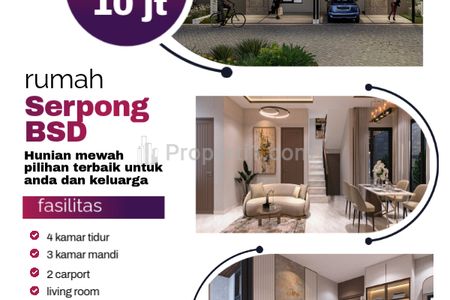 Rumah Mewah Dijual Murah Sudah Free Biaya-biaya di Ciater BSD, Tangerang Selatan