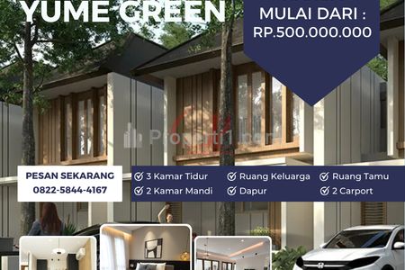 Dijual Rumah di Springhill Yume Green Tangerang