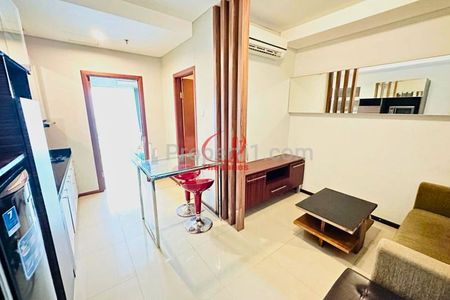 For Rent Apartemen Thamrin Residence Tower Bougenville Tipe 1 Bedroom Full Furnished, Dekat Mall Grand Indonesia, Plaza Indonesia, dan Thamrin