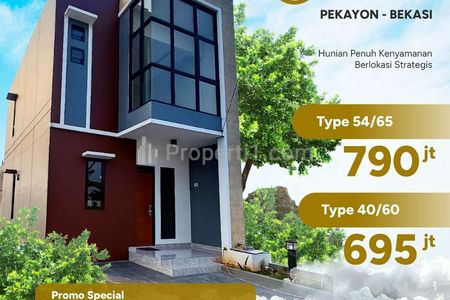 Jual Rumah 2 Lantai di Pekayon Dekat Grand Galaxy Kota Bekasi