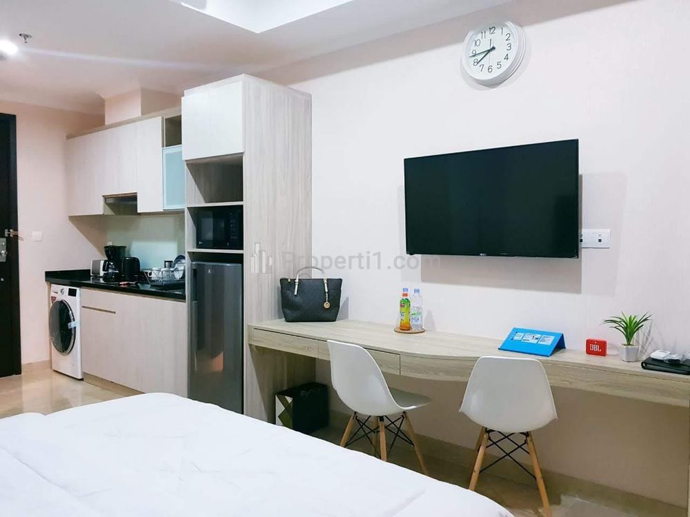 For Rent Apartemen Menteng Park Tipe Studio Fully Furnished, Dekat Taman Ismail Marzuki, RSCM, Bunda Hospital, dan Kampus UI Salemba