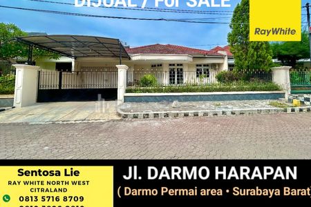 Jual MURAH Rumah Darmo Harapan Surabaya - Darmo Permai Area dekat HOKKY Buah, Pasar Modern Puncak Permai