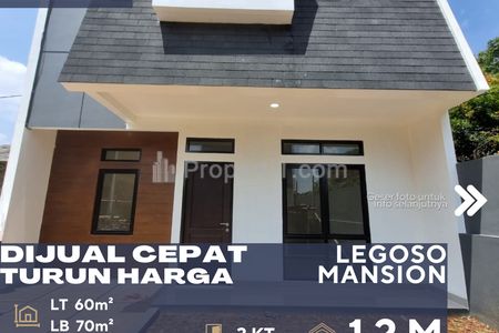 Dijual Rumah Townhouse Lokasi Strategis Turun Harga di Ciputat Timur Tangerang Selatan